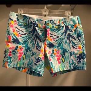 NWT 5" Callahan Lilly Pulitzer Shorts Serena Blue